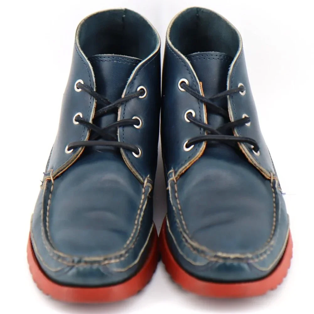 Quoddy Kennebec USA Made Moccasin Boots - Vibram Lug Sole - Mens Size 7.5D - Picture 10 of 16